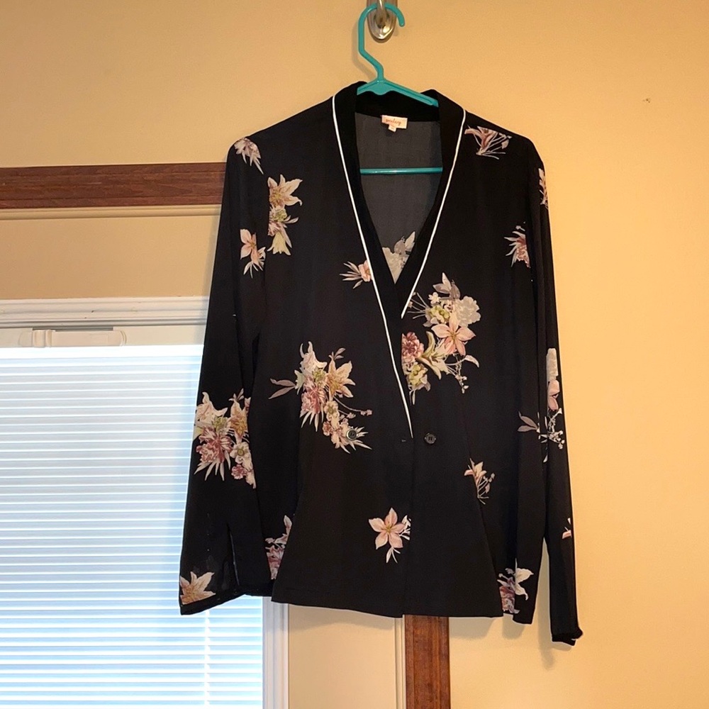 PIXLEY Bloomfield Wrap Front Blouse